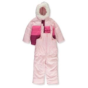 Carter's Little Girls Coat & Snowsuit Set